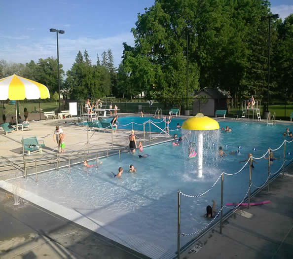 Swimming Pool with Beach Ball